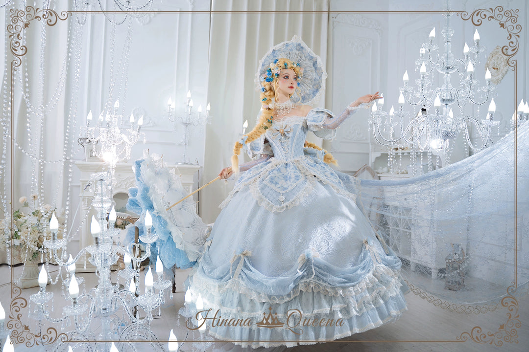 Hinana Queena~With Belle~Bridal Wedding Lolita OP Dress Available for Custom Size 41978:721540