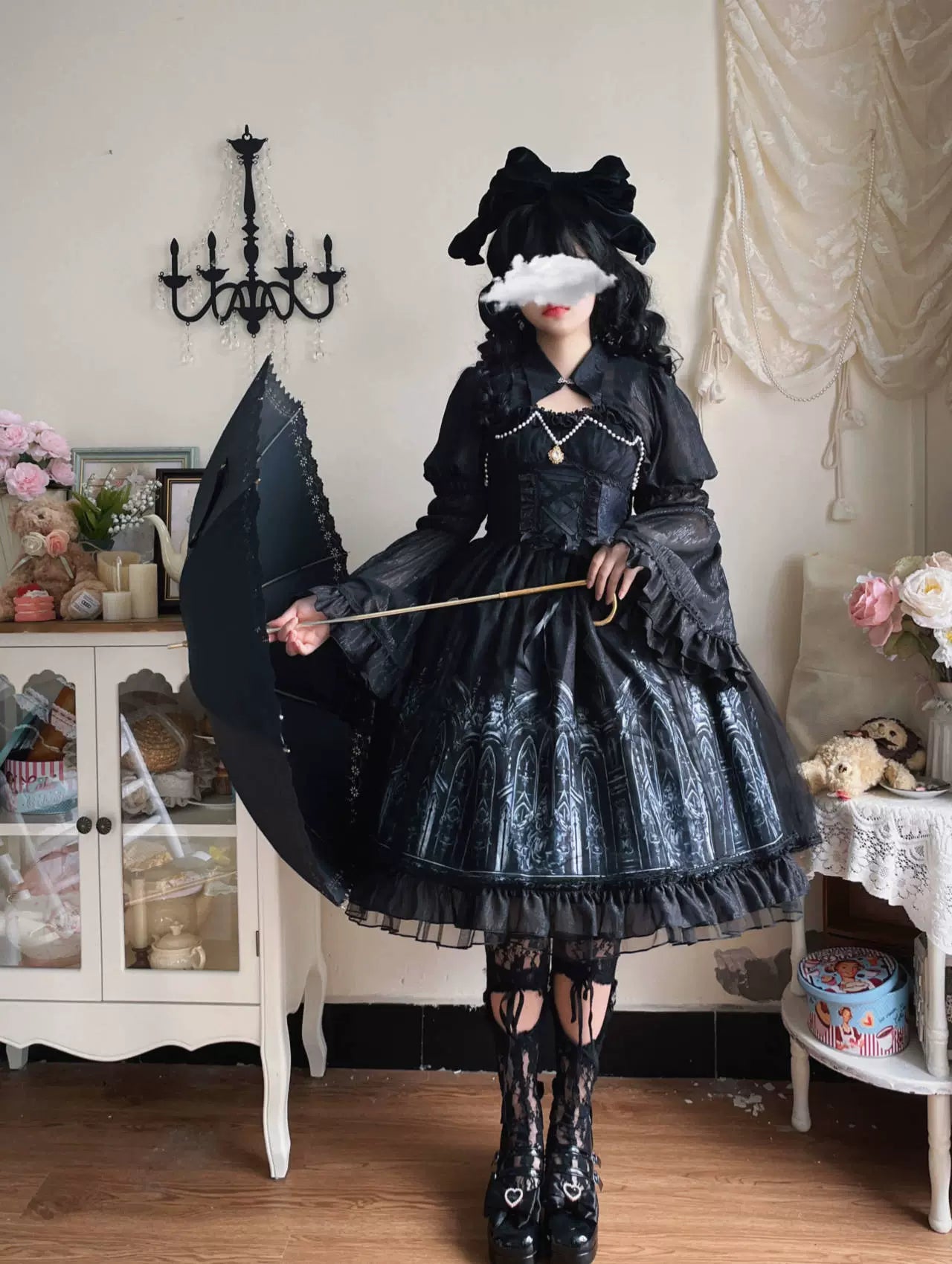 Sugar Girl - Silent Night Church - Gothic Lolita JSK Dress & Bolero 43927:789847