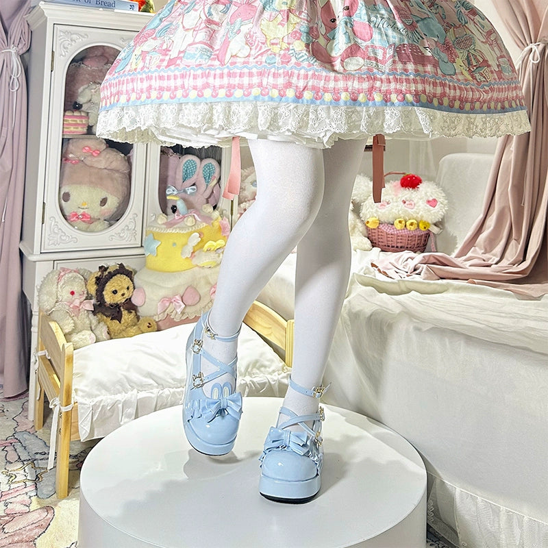 Fairy Godmother - Bond Bunny - Sweet Lolita Platform Shoe, Bunny Ear Accents