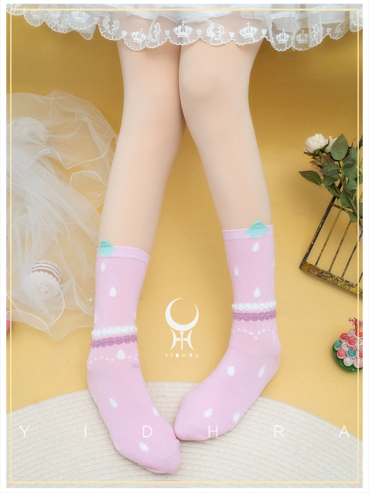 Yidhra~Christmas Lolita Socks Sweet Ankle Socks