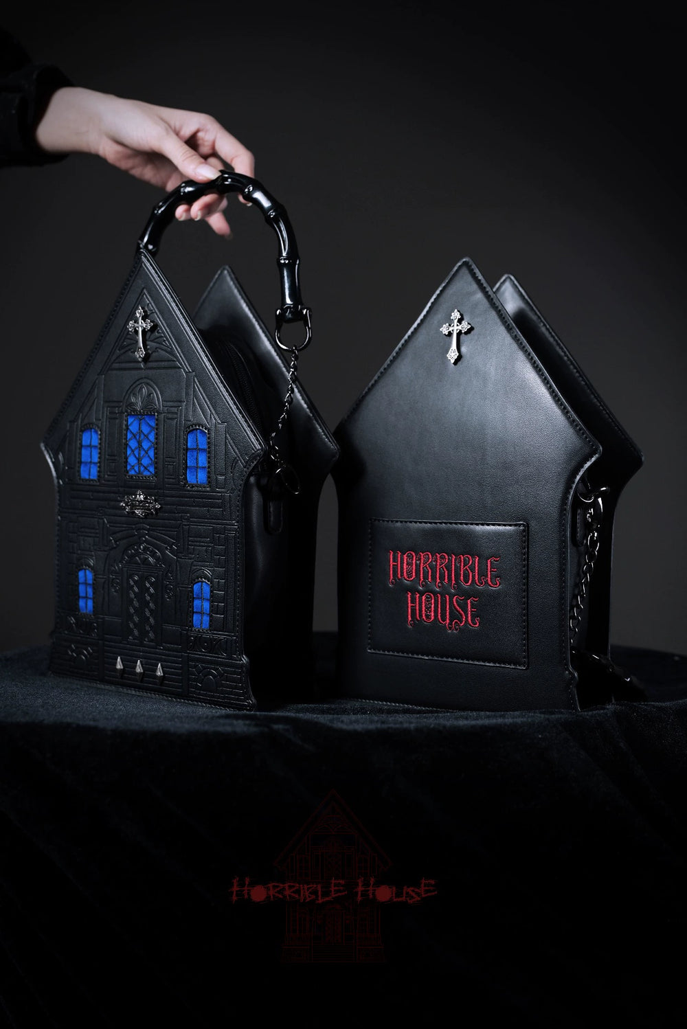 LilithHouse~Horror House~Gothic Lolita Handbag PU Crossbody Bag