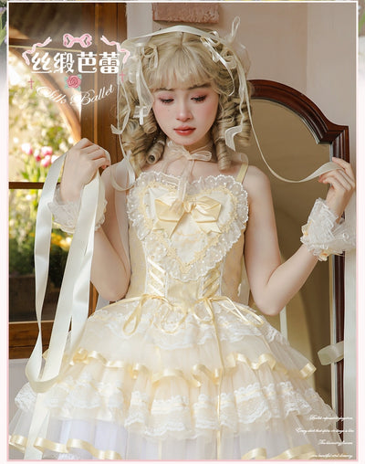Flower And Pearl Box~Silk Ballet~Wedding Lolita Veil Accessories Set   