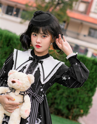 Niu Niu~Black Plus Size Sweet Lolita OP   