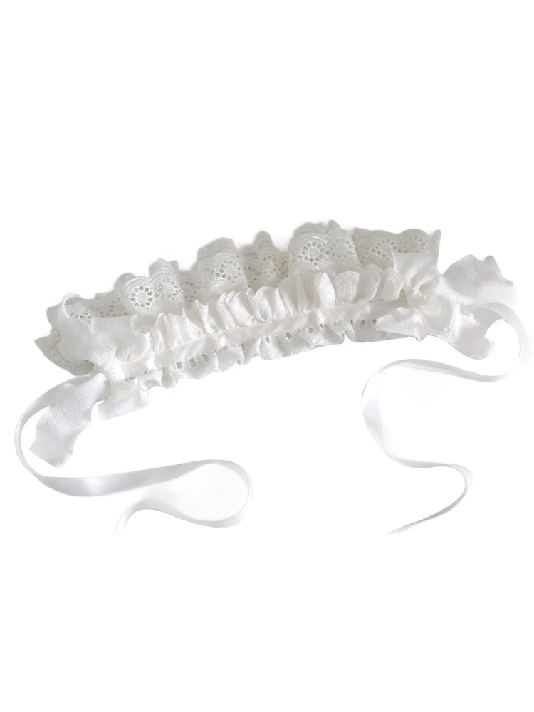 Xiaogui - Doll-Like Lace Lolita Hairband 40788:798143