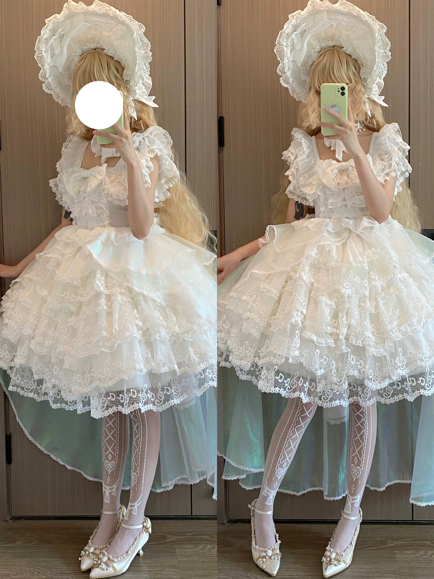 (BFM)Nn Star~Lolita Wedding Dress with Gorgeous Floral Design   