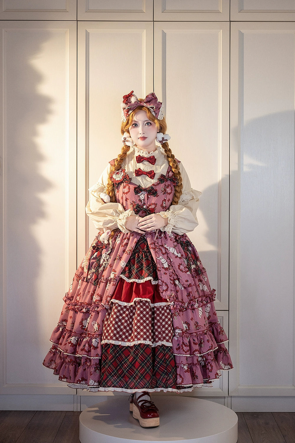 Miss Point - Forest Berry Bunny - Sweet Lolita JSK Elegant Bunny Print Dress 41972:721082