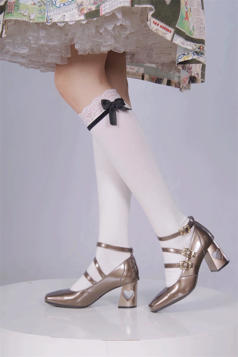 MR.Qiutian~Byron Manor~Elegant Lolita Shoes Thick Mid Heel Shoes 34224:480800