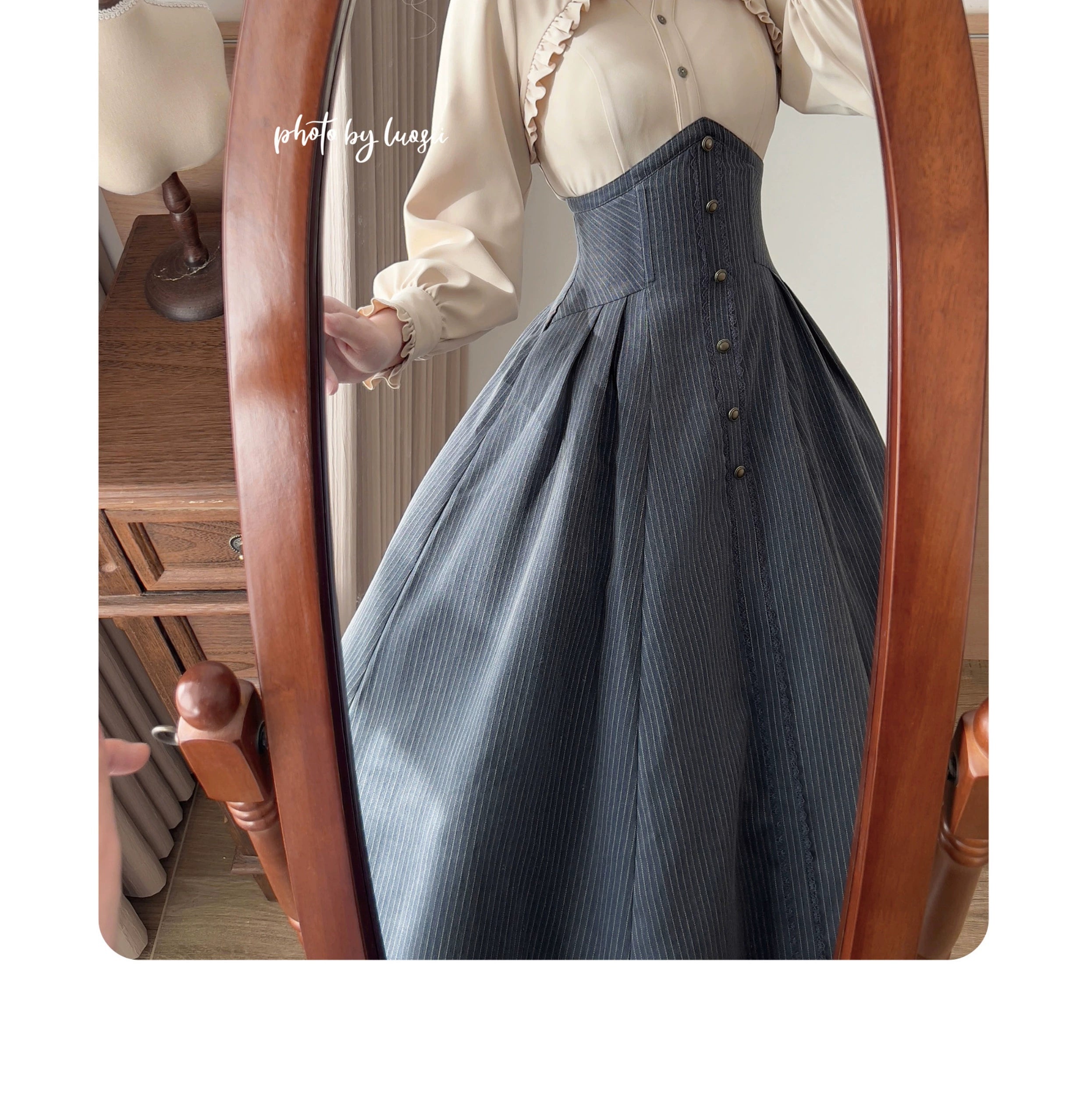 Forest Wardrobe - Forest Stationery - Classic Lolita SK Suit With Shirt And Coat