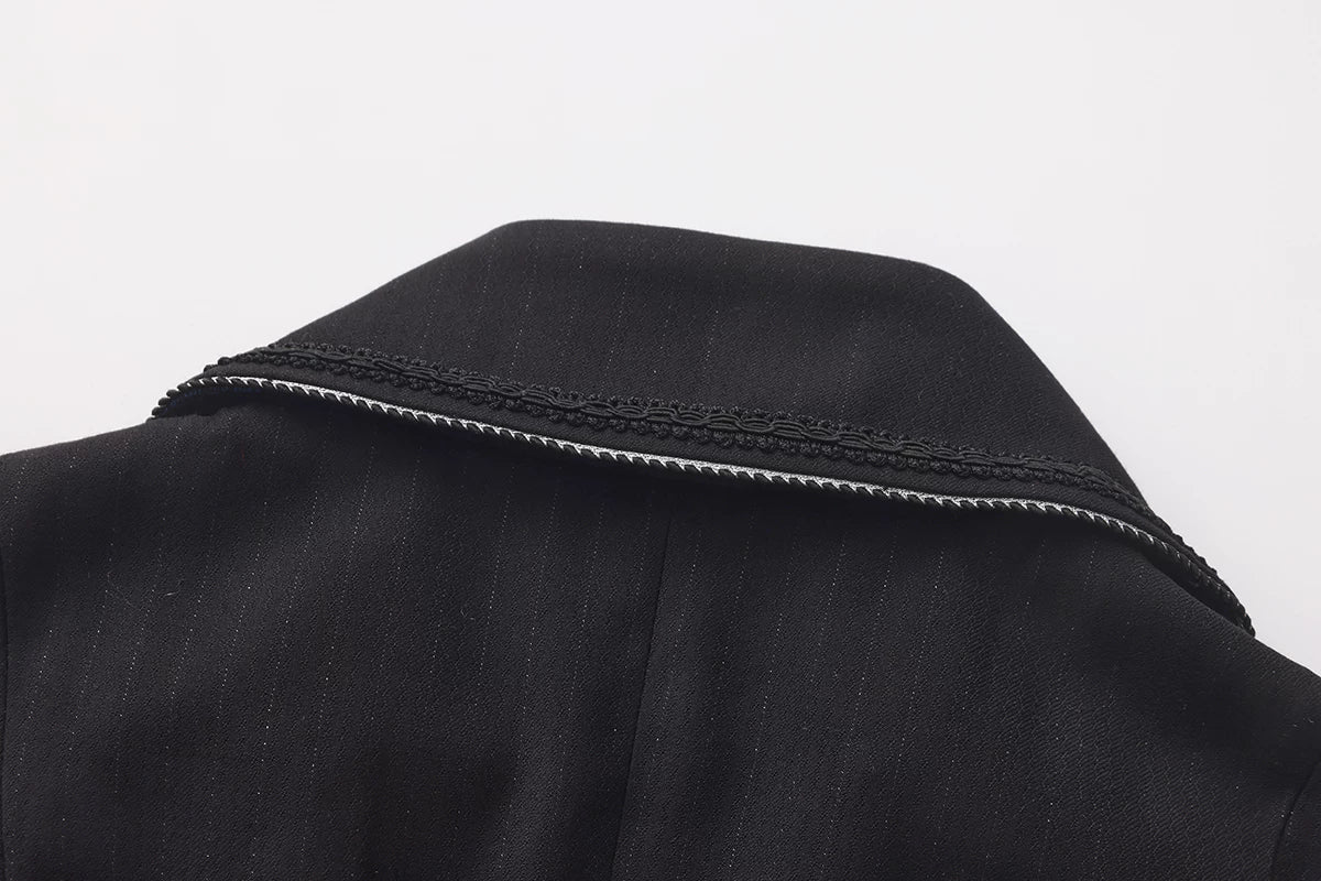 Timeless Silence Mystery - Sleeveless Ouji Lolita Coat, High-Low Hem