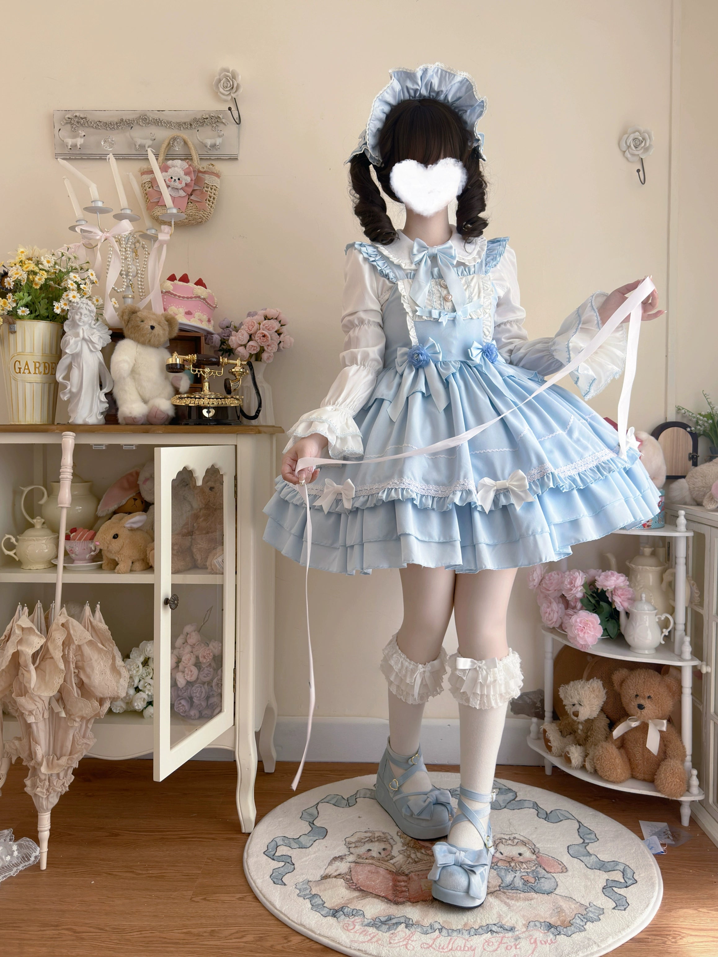 Hanguliang - Paper Shell Cake - Sweet Lolita JSK Dress Summer Dress