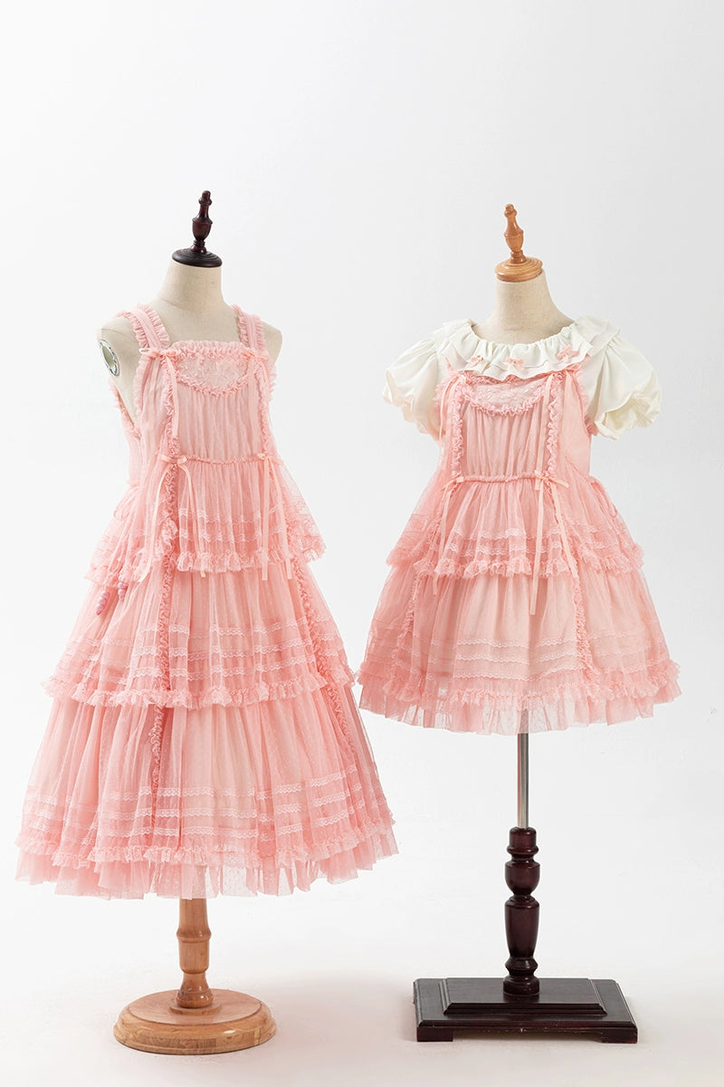 (BFM)Polyhymnia~Secret Forest~Classic Lolita JSK Dress Multi-layered Dress Summer Gauze Dress 36800:528786
