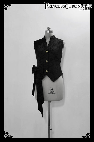 Princess Chronicles~Rabbit Hunt 2.0~Ouji Lolita Retro Cool Prince Vest Shorts Set XS vest (pre-order) 