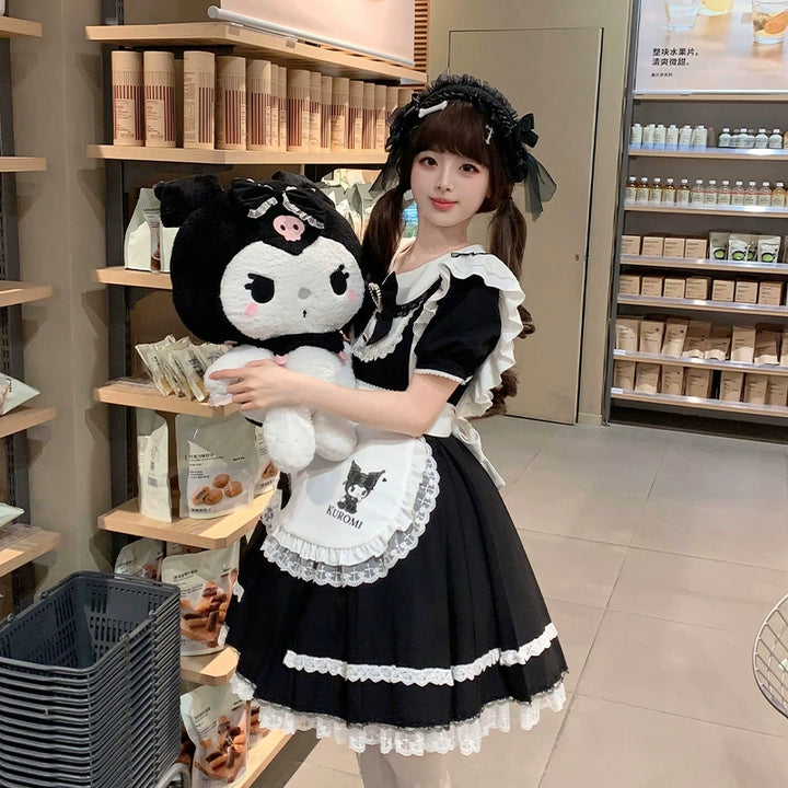 Confession Balloon~IP Collab Maid Lolita OP Dress   