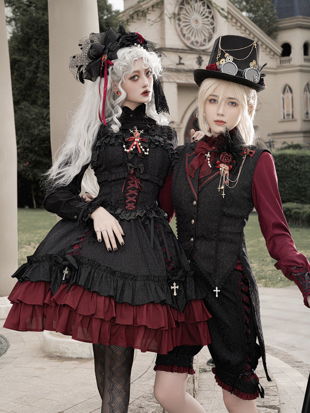 (BFM)Luna Planetarium~Evil Fang~Gothic Lolita JSK Suit Ouji Lolita Shorts Suit   