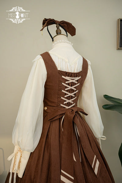 (BFM)Miss Point~Customized Lolita Jumper Dress~Elegant College Lolita JSK   