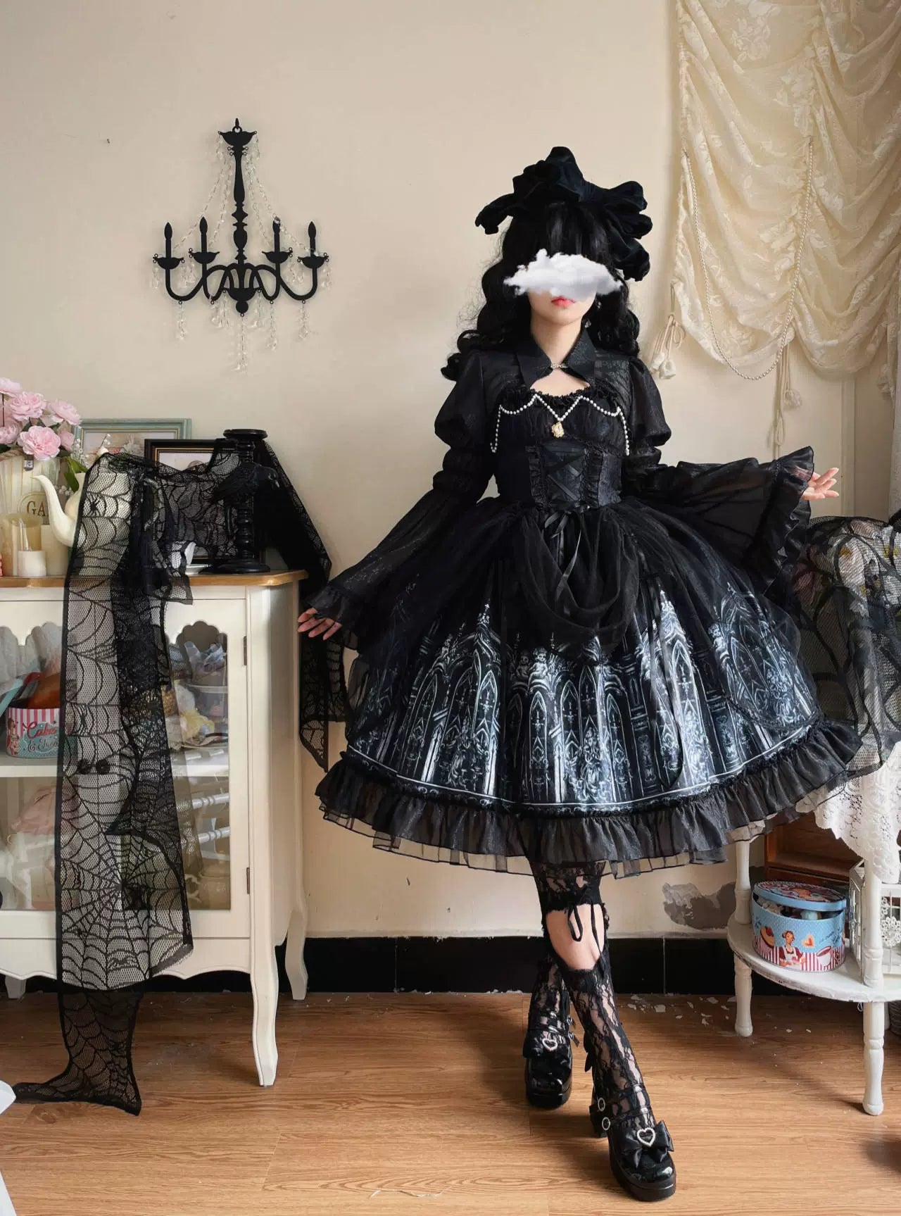 Sugar Girl - Silent Night Church - Gothic Lolita JSK Dress & Bolero 43927:789848