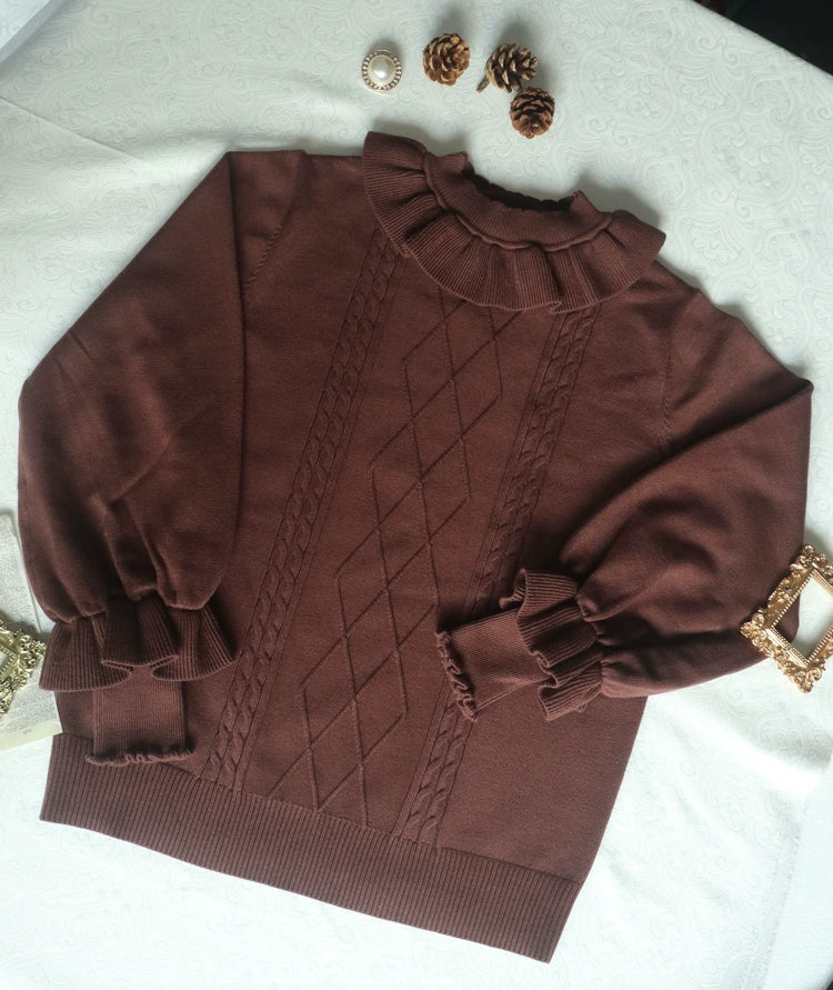 Forest Fluorescent Carps~Sweet Lolita Sweater Autumn and Winter Lolita Inner Wear 40512:662138