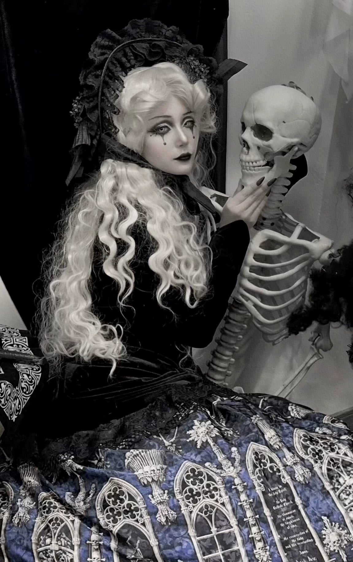Honey Princess~Handmade Gothic Lolita BNT Halloween Lolita Hat 40430:662340