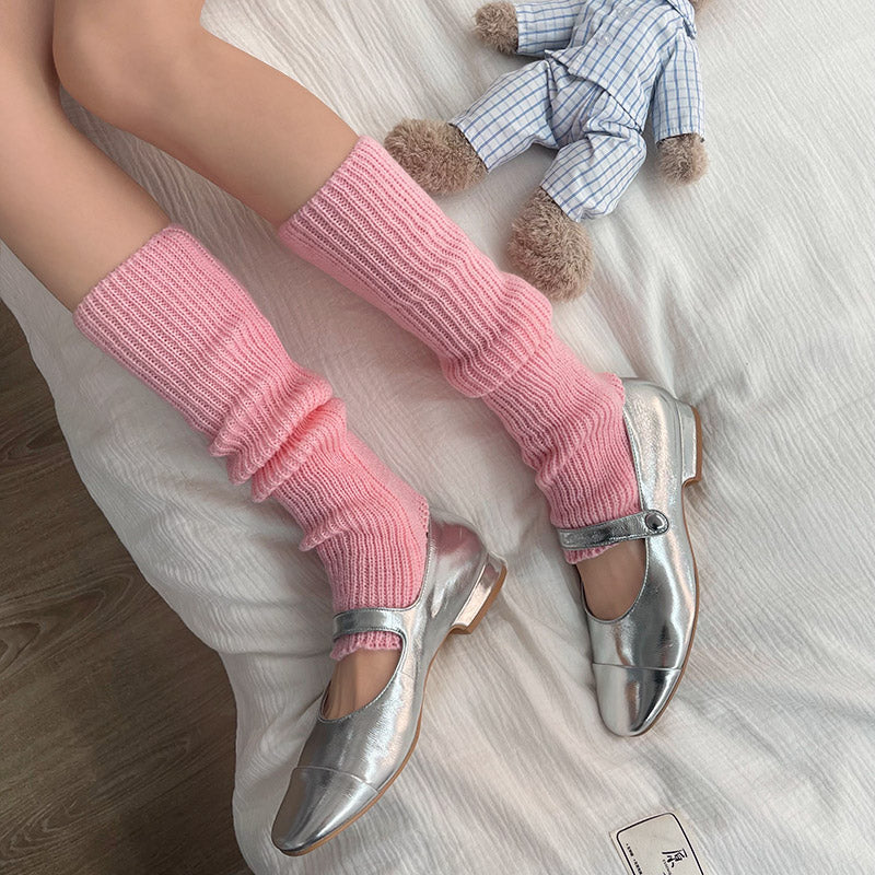 WAGUIR - Fashionable Lolita Solid Color Leg Warmer Multicolors
