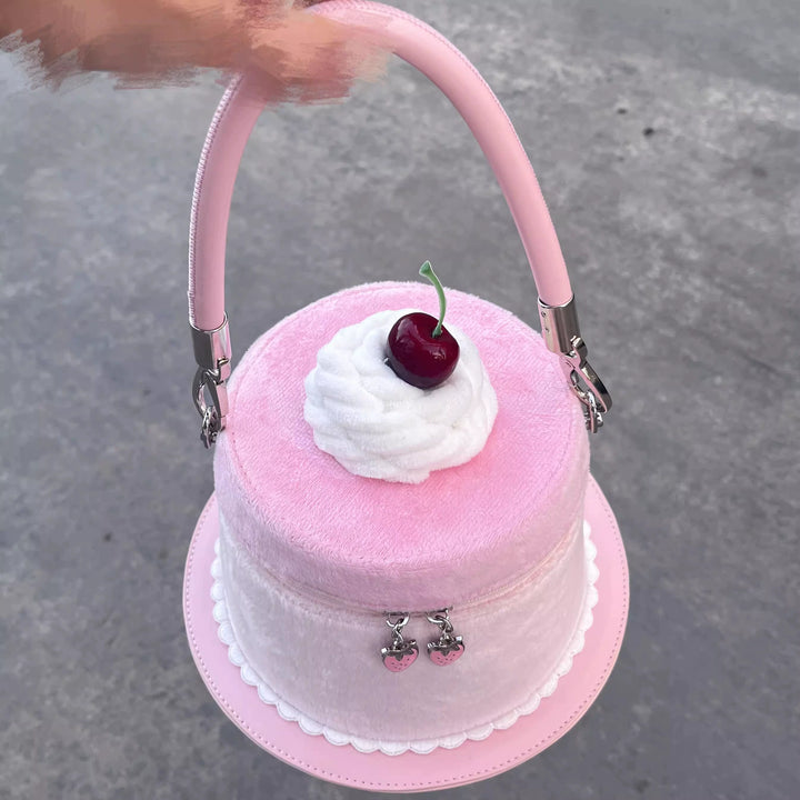 Gururu~Delicious Pudding~Kawaii Lolita Handbag Pudding Shaped strawberry pudding  