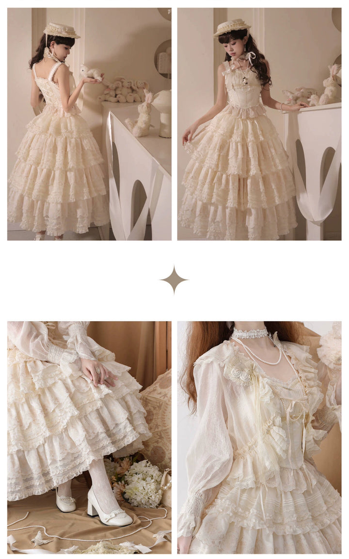 MEEKWIND~Miss Flora~Elegant Lolita Headdress Solid BNT & Choker & Hat