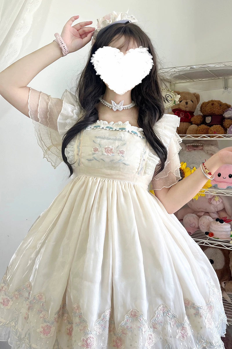 Yuexi~Plus Size Lolita Blouse Versatile Daily Loose Shirt   