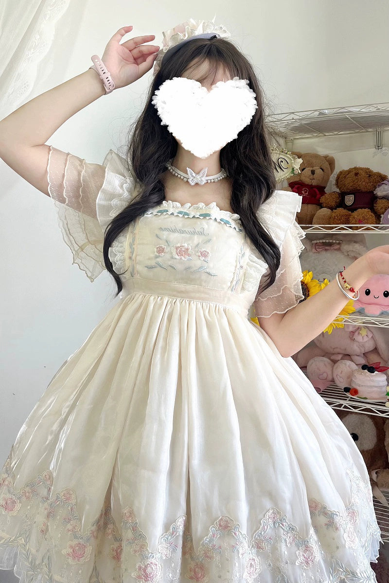 Yuexi - Plus Size Lolita Blouse Versatile Daily Loose Shirt