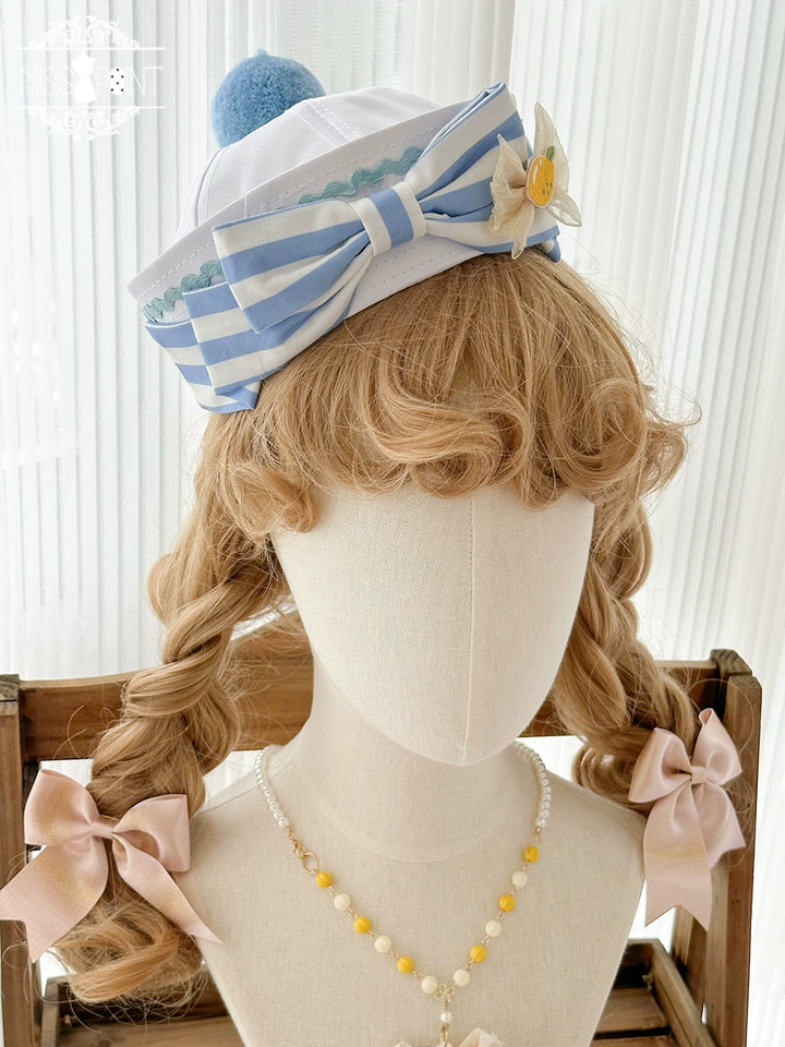 Miss Point~Daisy Lemon~Kawaii Lolita Lemon and Flowers Accessory   