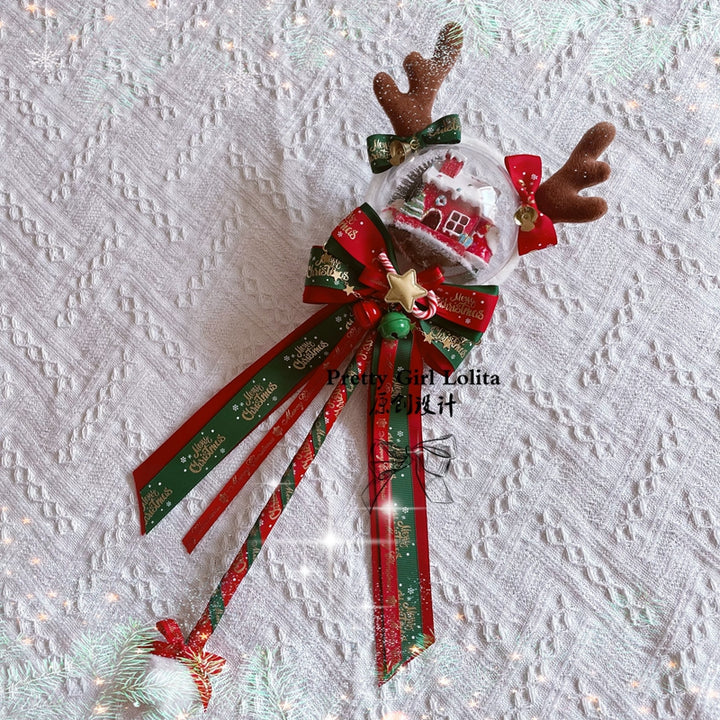 Pretty Girl Lolita~Sweet Lolita Christmas Kids Adult Accessories stick(length is about 45cm)  
