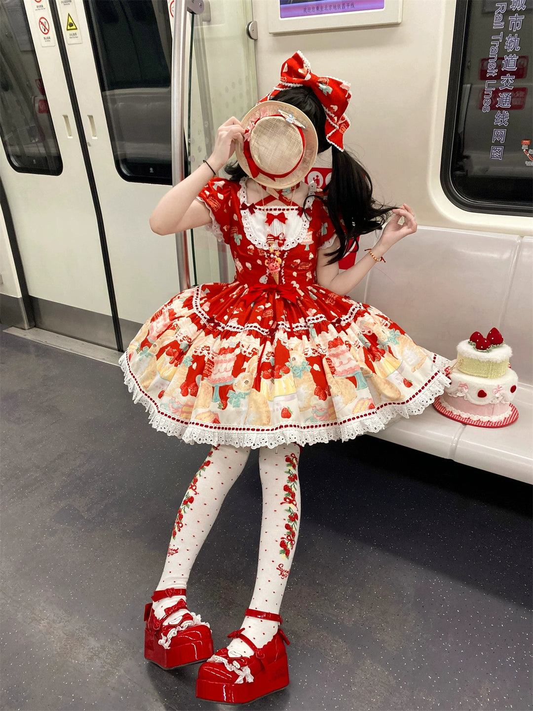 Dark Star Island~Honey Bunny Cake~Sweet Lolita JSK/OP/Strap SK/Shirt 39864:638826