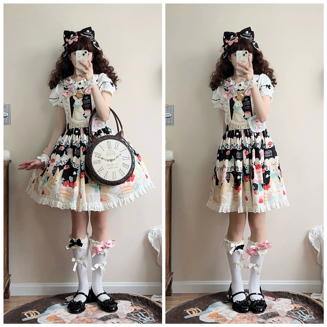 Dark Star Island~Honey Bunny Cake~Sweet Lolita JSK/OP/Strap SK/Shirt 39864:638930