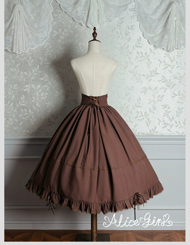 Alice Girl - Duke of Victoria - Classic Lolita SK & Overskirt Set 44092:794910