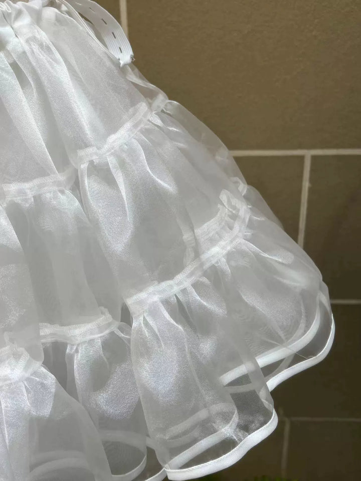 Platycodon House~Lolita Petticoat 36CM White Skirt Support   