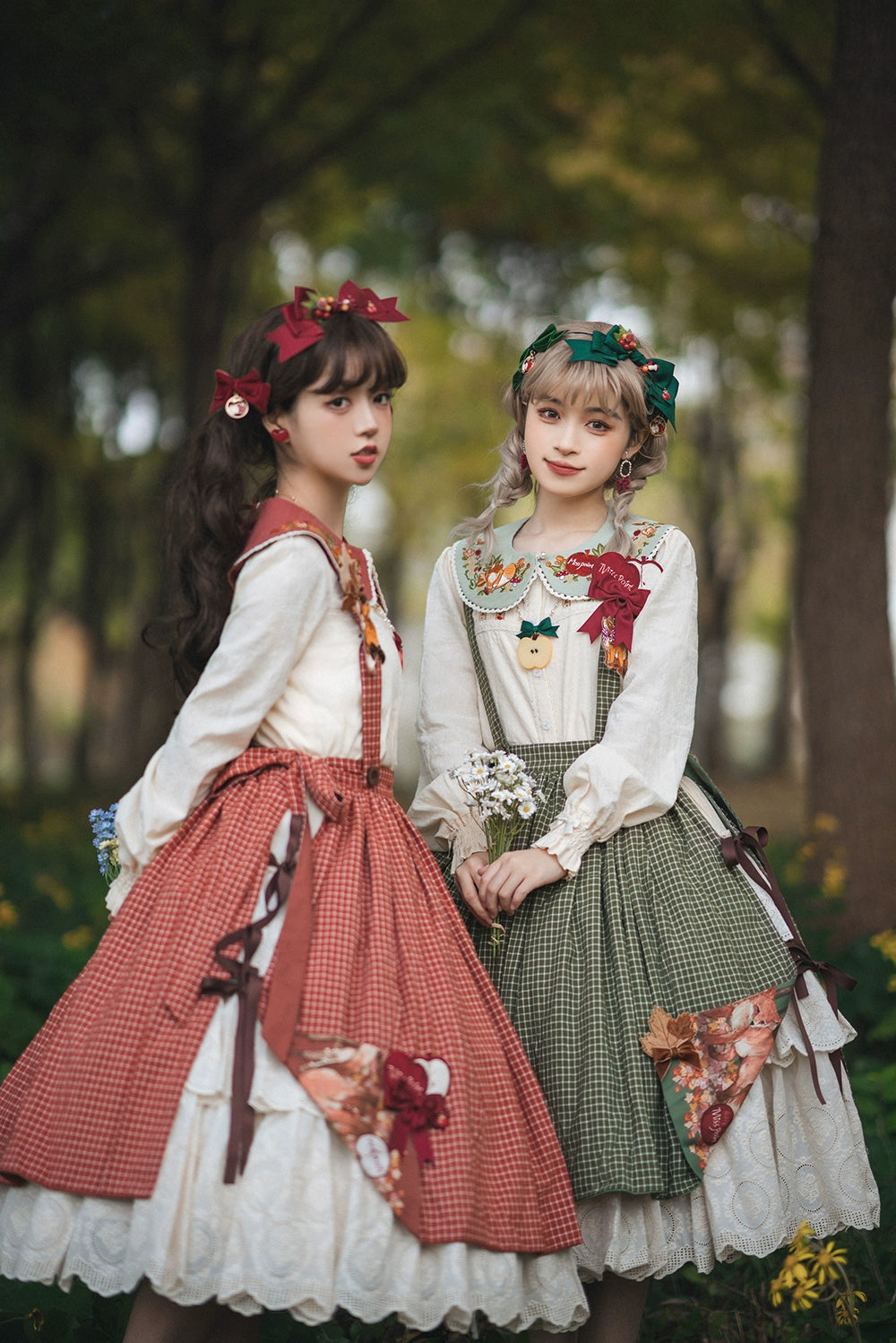 Miss Point - Customized Lolita Skirt Embroidery Lace Cotton Lolita Skirt