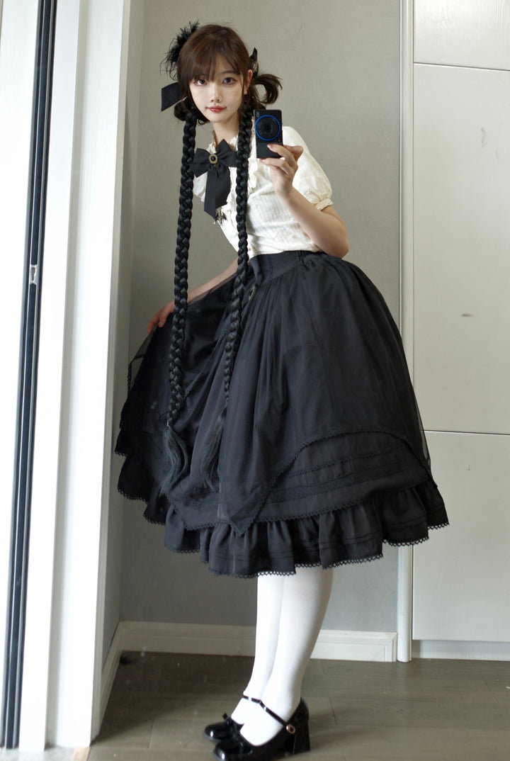 (Buyforme)Uncle Wall Original~Rich Girl~Elegant Lolita SK and Shirt   