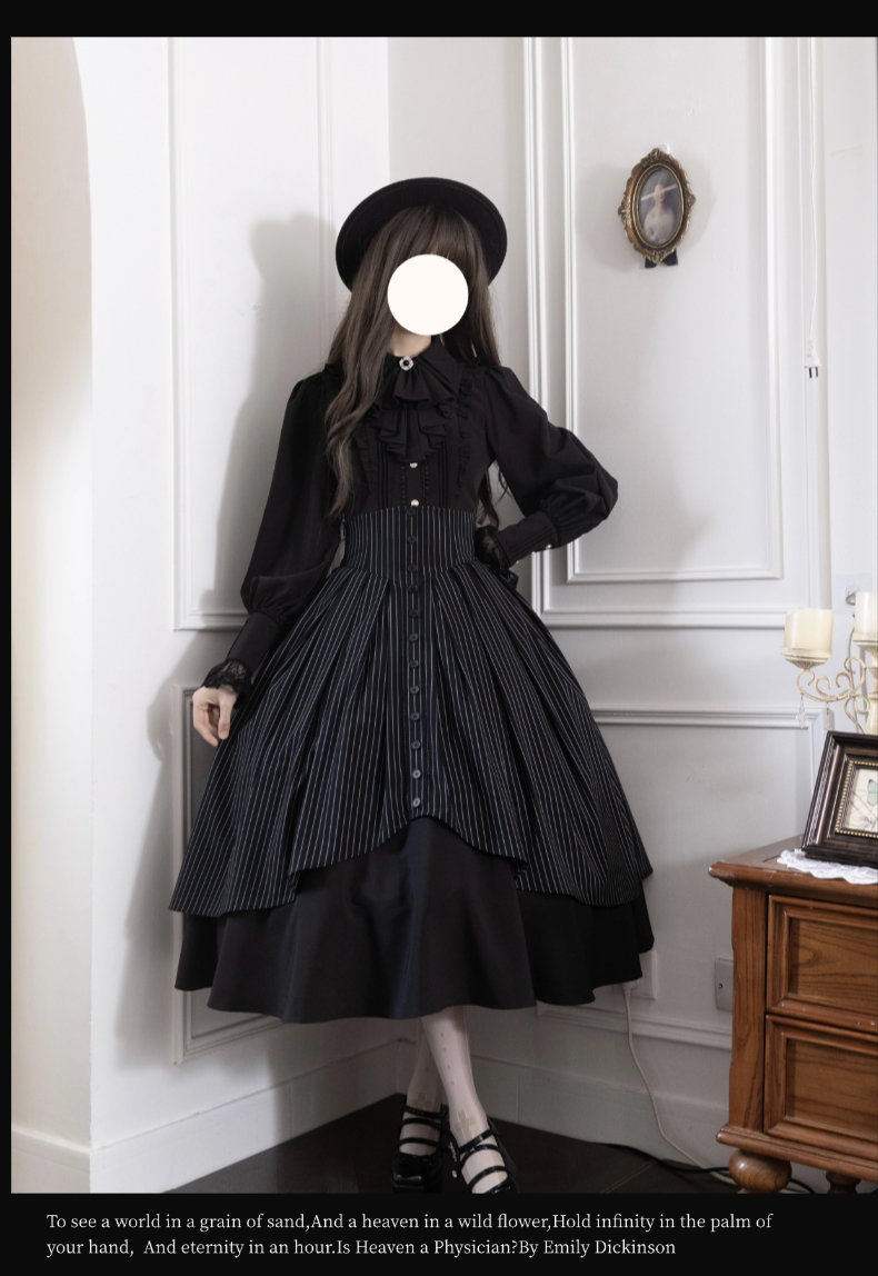 Alice in Wonderland - Love Moon Serenade - Classic Lolita Shirt Preppy Style Blouse