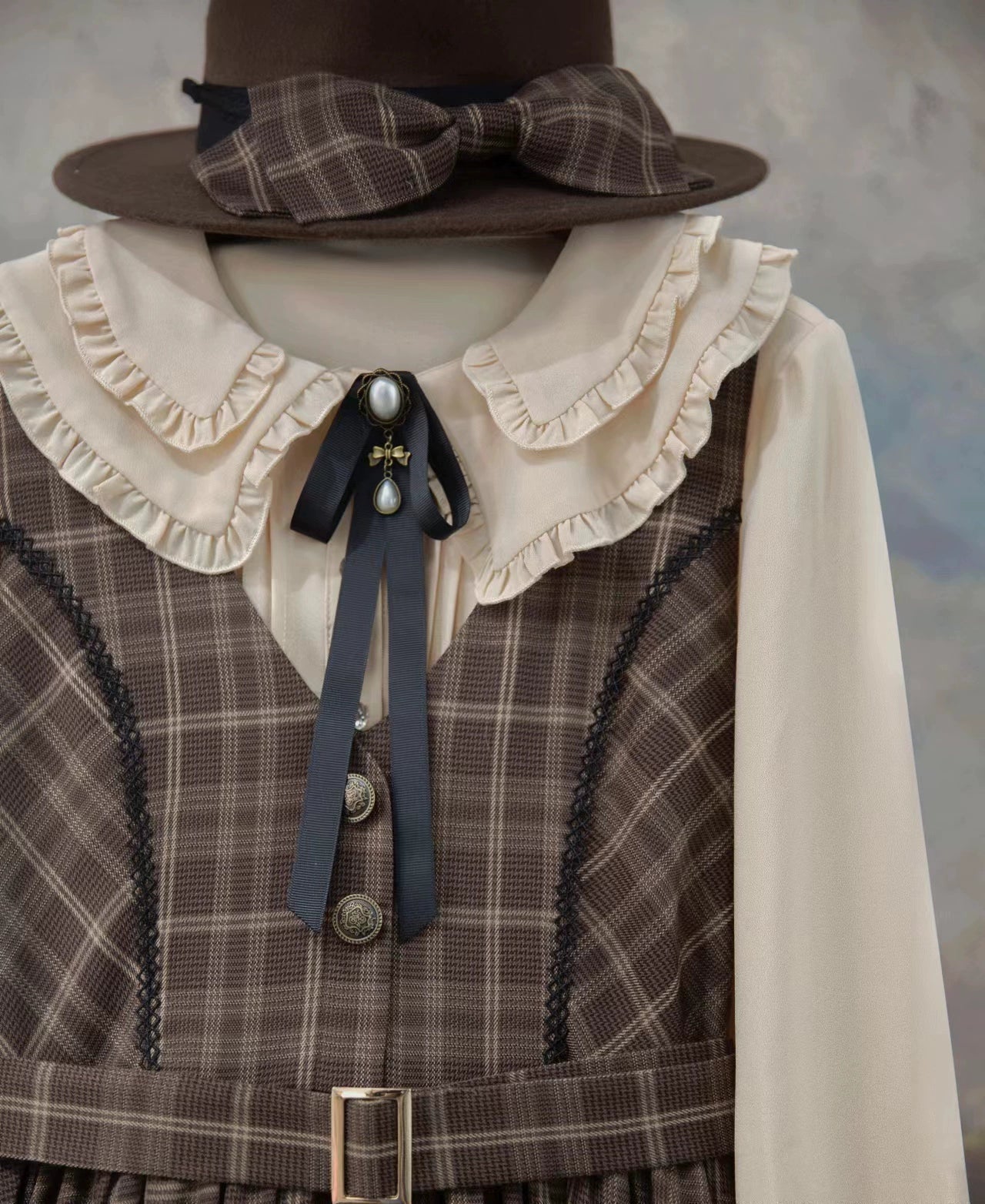 Forest Song - Griffin's Appointment - Daily Lolita Tie Black Bow Tie Black Bow Tie