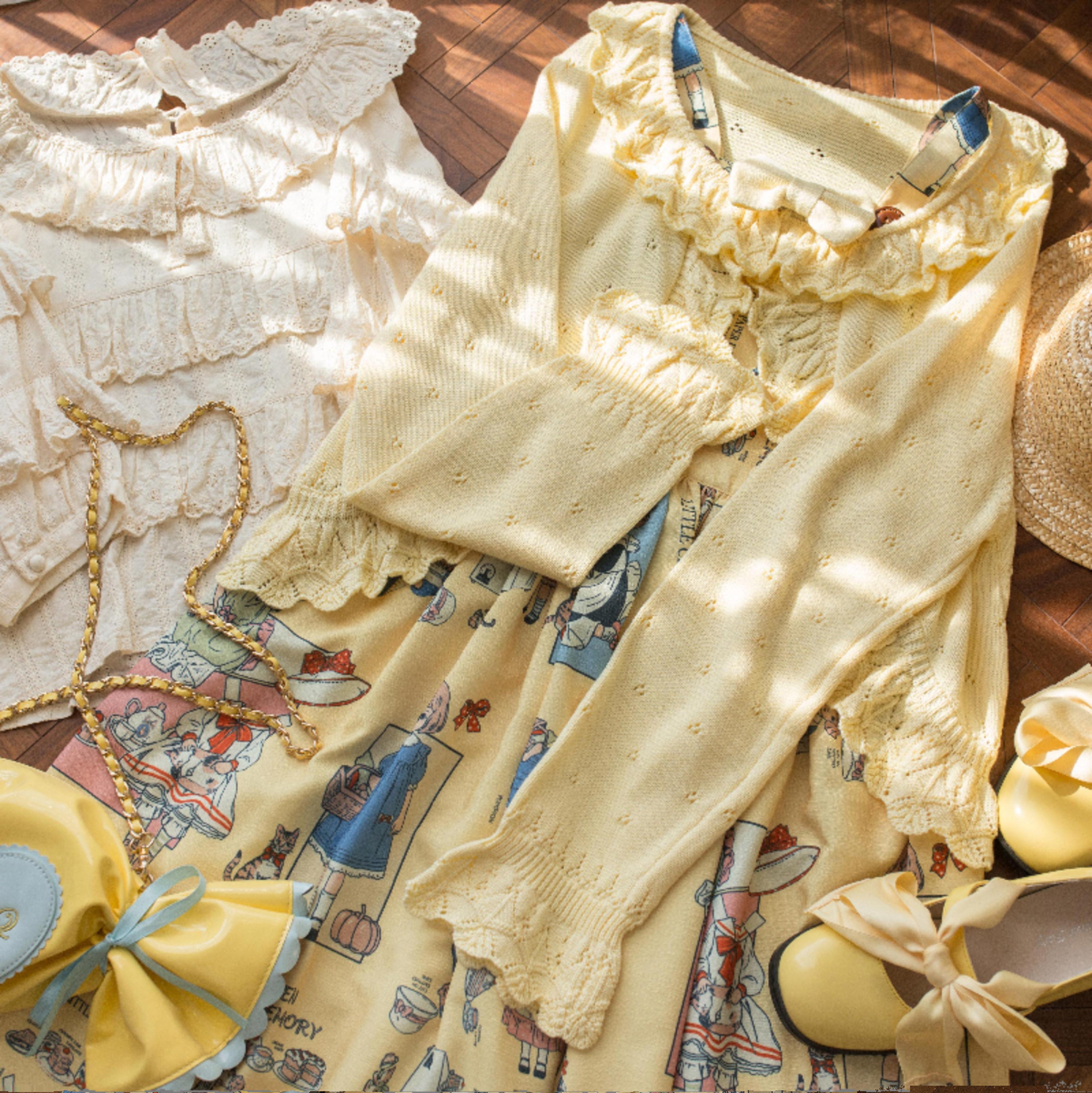 MIST - Nainai - Vintage Lolita Knitted Cardigan 44380:805982