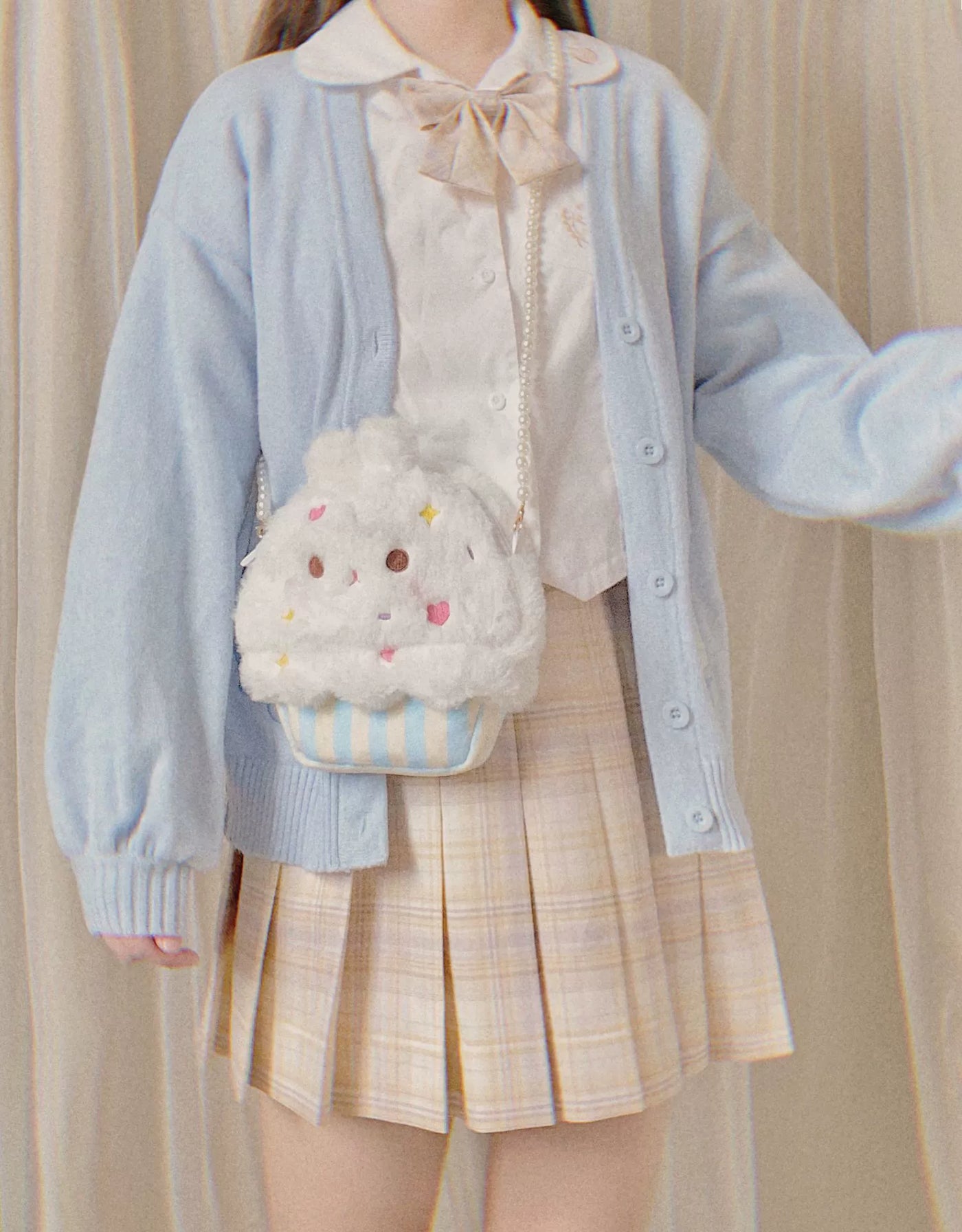 (BFM)PiggyLass~Cute Plush Lolita Bag Rabbit Cake Bag   