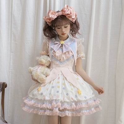 Mewroco~Candy Holiday~Sweet Lolita SK Set Daily Magical Girl Dress S Camisole+ SK 