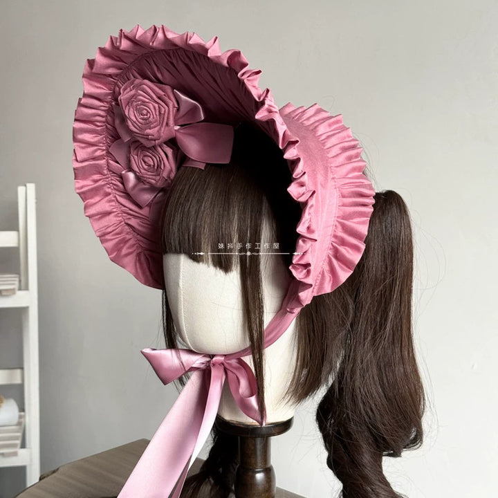 MAID~Elegant Lolita Hairband Bow Multiple Colors BNT