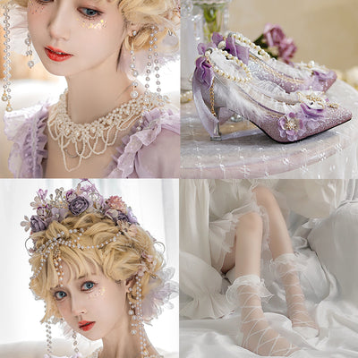 Cat Fairy~Miss Molly~Wedding Lolita Crown/Shoes/Necklace/Socks   