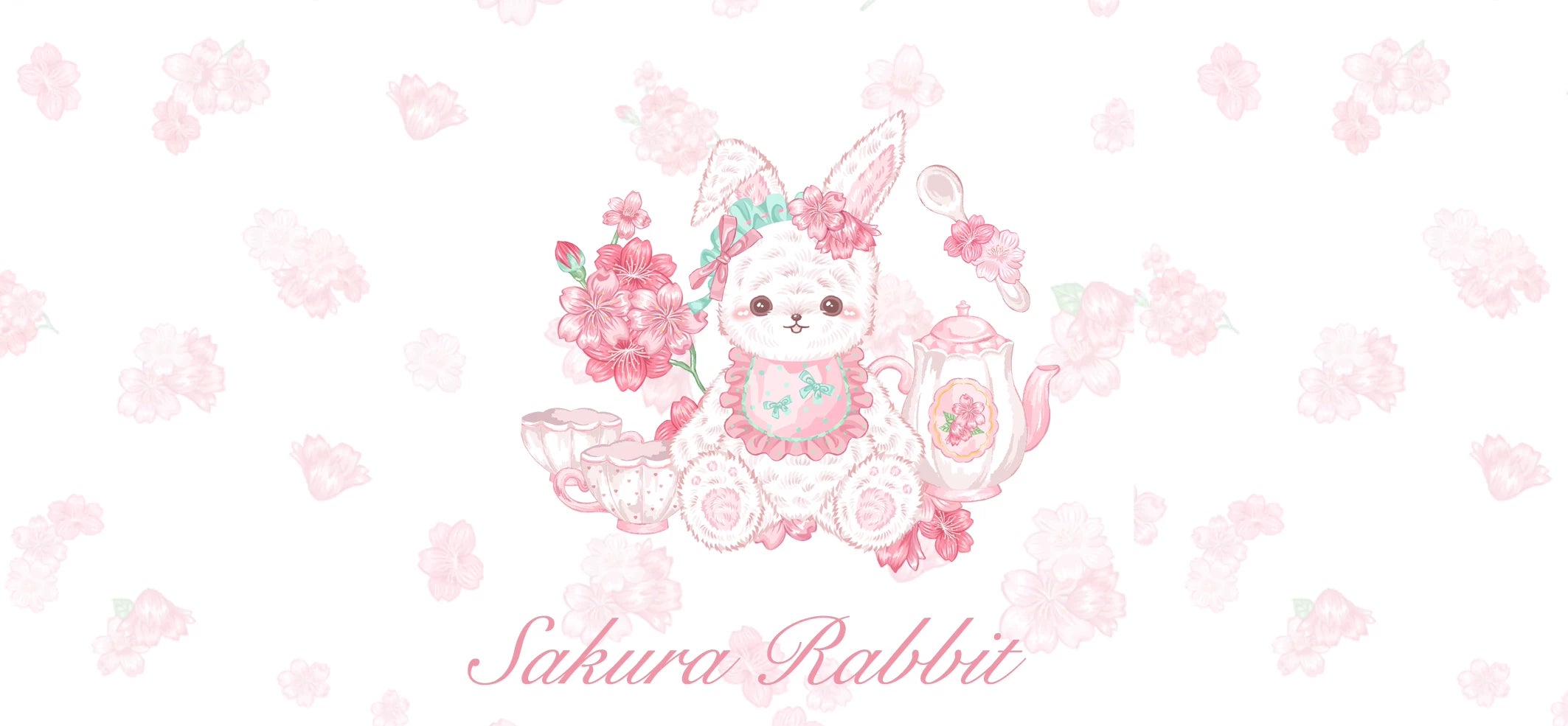 Sakura Bunny - Kawaii Lolita Sakura Print OP Dress, Side Pockets 44392:806400