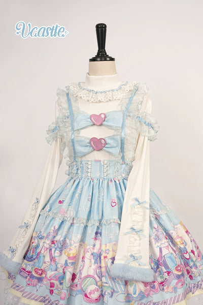 (Buy for me) Vcastle~Sweet Lolita High-neck Long Sleeve Sweater   