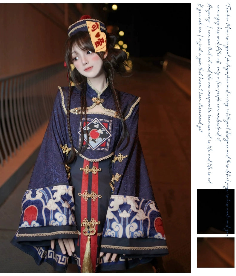 Sakurahime - Little Zombie - Zombie Lolita Jumper Dress Cute Lolita Coat Set
