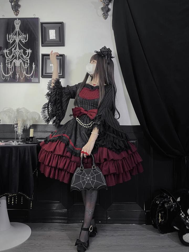 Pearl Box - Classic Lolita JSK, Bustle Back Hem 44506:811391