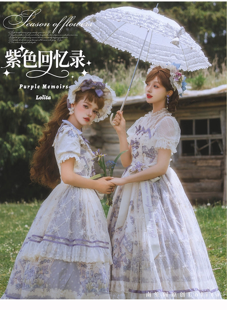 NanShengGe - Purple Memoirs - Plus Size Lolita Classic Dress Suit 43696:783302