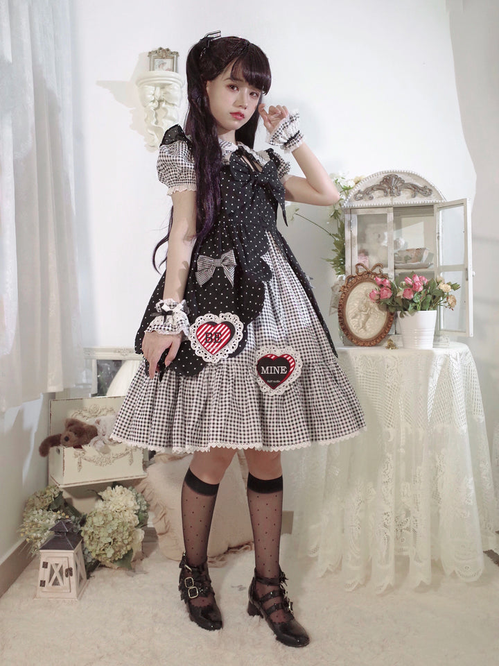 (BFM)Fluff Mollie~Bean Breakfast~Sweet Lolita Overskirt Daily Daily Petaled Skirt   