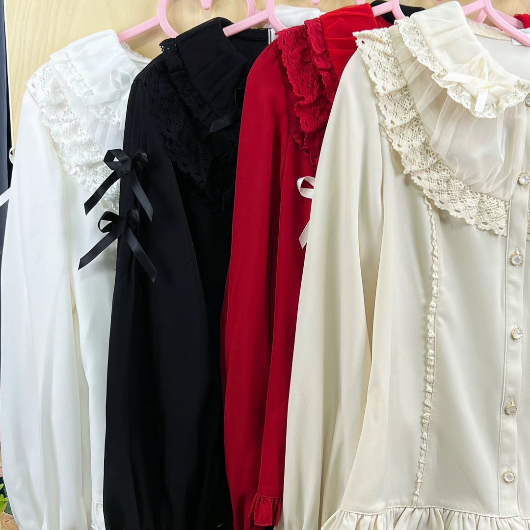 DMFS Lolita~Sweet Lolita Blouse Peter Pan Collar Shirt