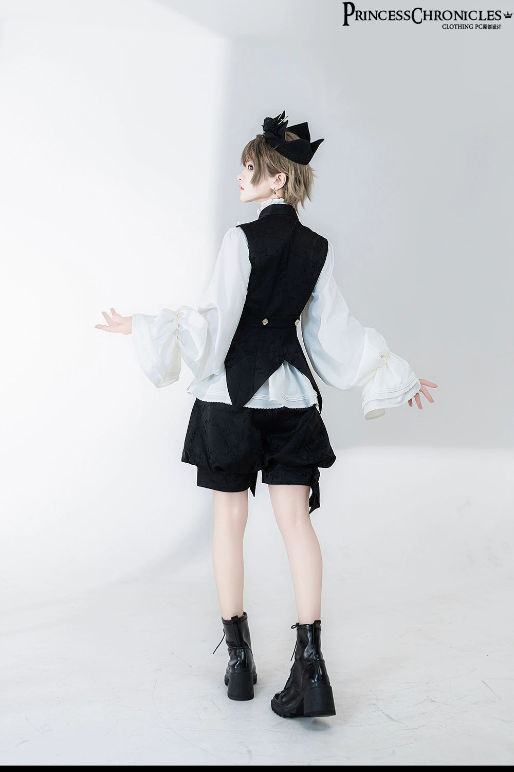 Princess Chronicles~Rabbit Hunt 2.0~Ouji Lolita Retro Cool Prince Shirt   